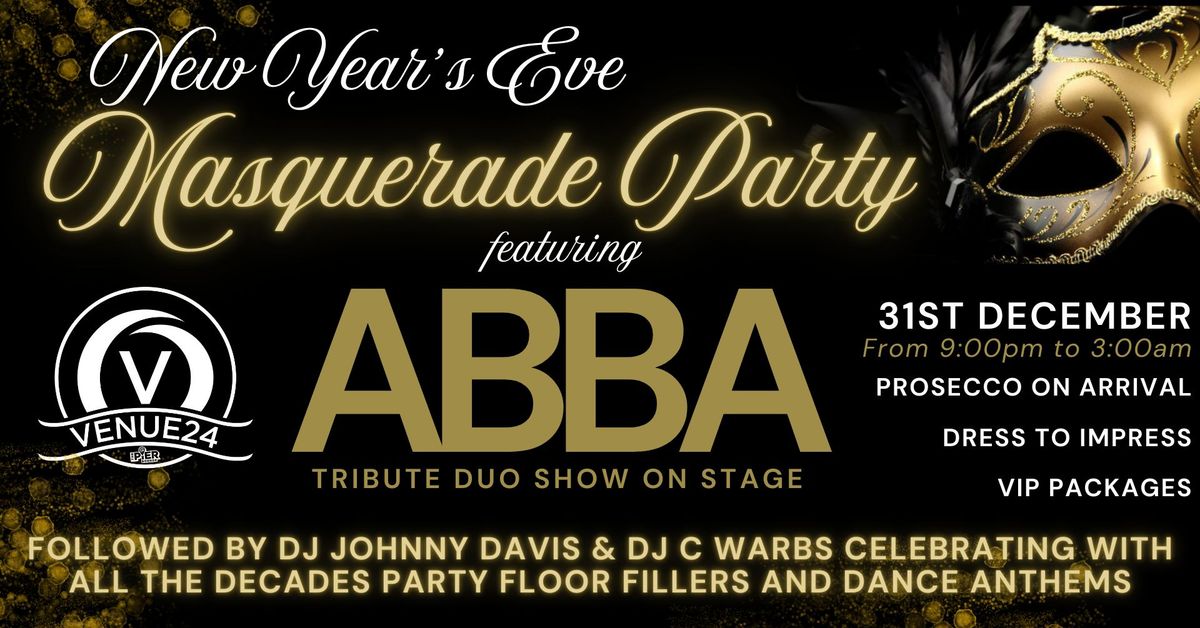 New Year's Eve Masquerade Party featuring ABBA