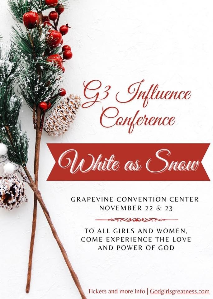 G3 Influence Conference White As Snow