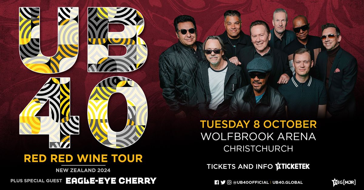 UB40 Red Red Wine Tour w\/ Eagle-Eye Cherry | Christchurch 