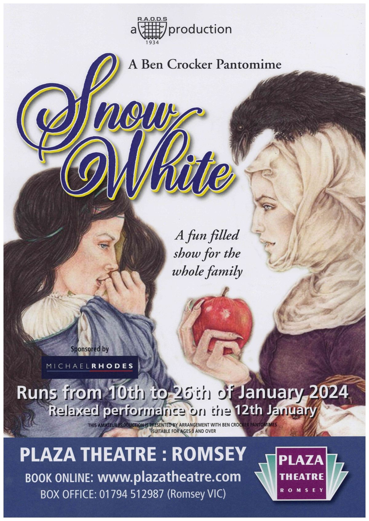 PLAZA Christmas Pantomime - Snow White