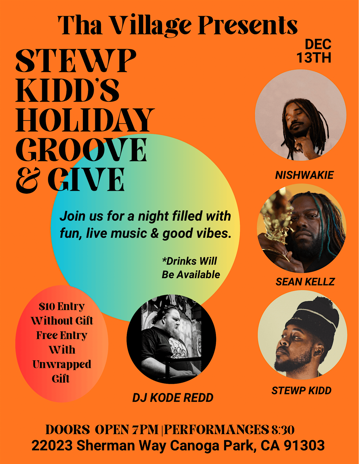 STEWP KiDD\u2019s HOLiDAY GROOVE & GIVE