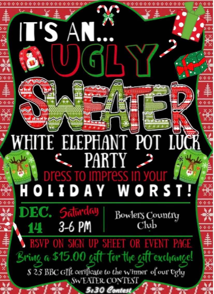 Member\u2019s Ugly Sweater Party!