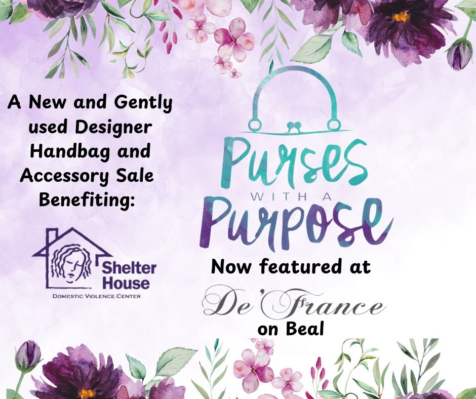 Purses with a Purpose Kick-off @ DeFrance on Beal 