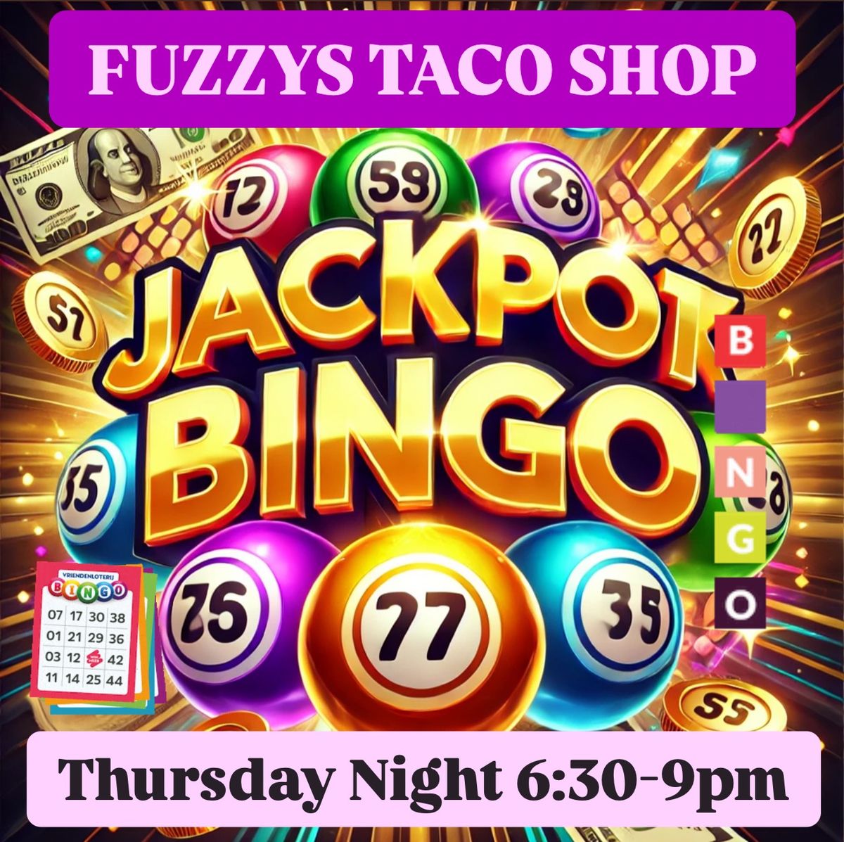 FUZZYS JACKPOT BINGO