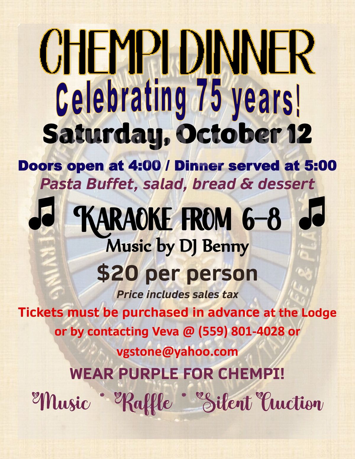 CHEMPI Fundraising Dinner