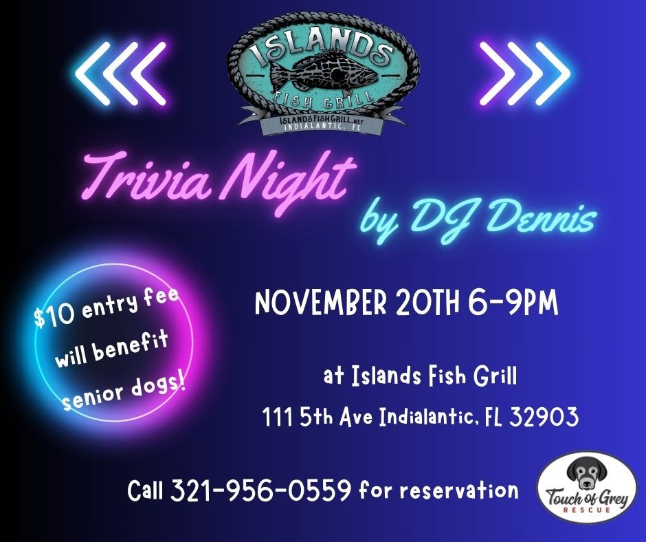 Trivia Night hosted by Islands Fish Grill