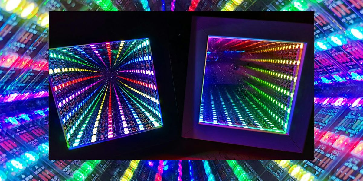 FabLabKids: Gemeinsam bauen wir Deinen 3D-LED-Rainbow-Spiegel