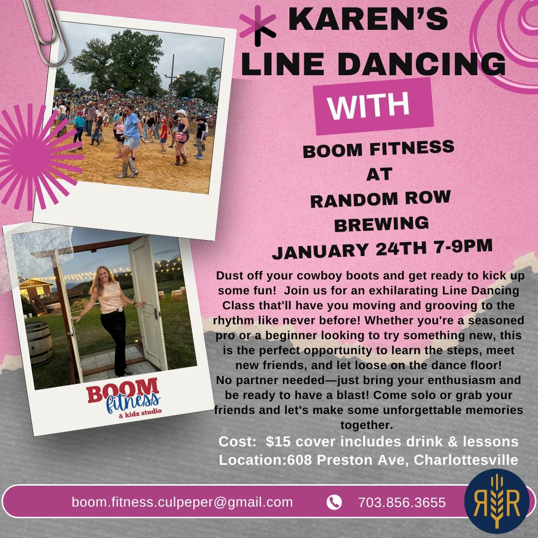 Karen's Line Dancing-BOOM Fitness @ Random Row Brewing