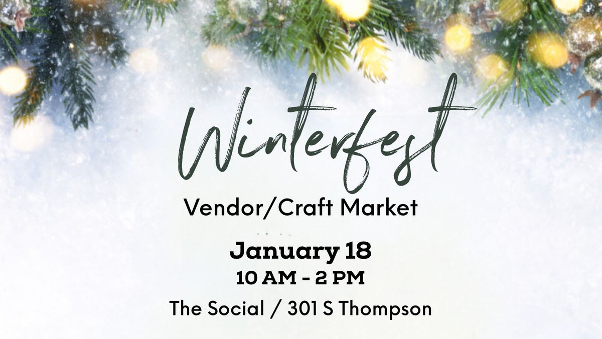 Winterfest Vendor and Craft Market