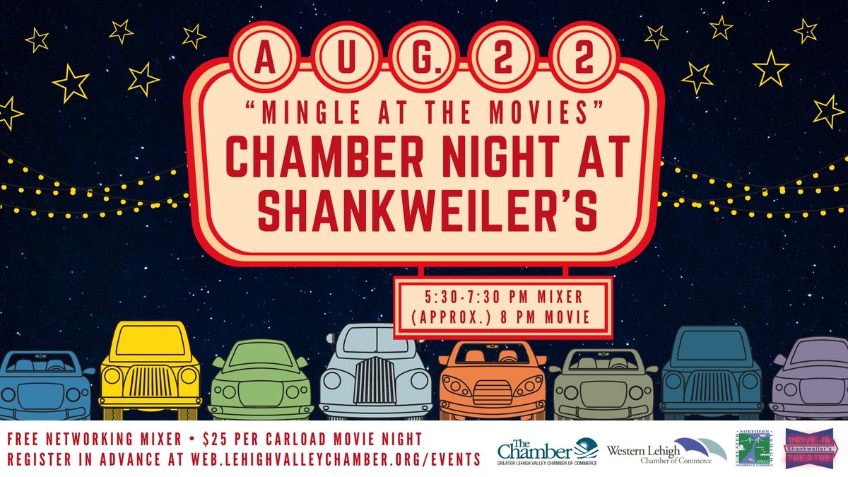 "Mingle at the Movies:" A Chamber Night at Shankweiler's Drive-In Theater