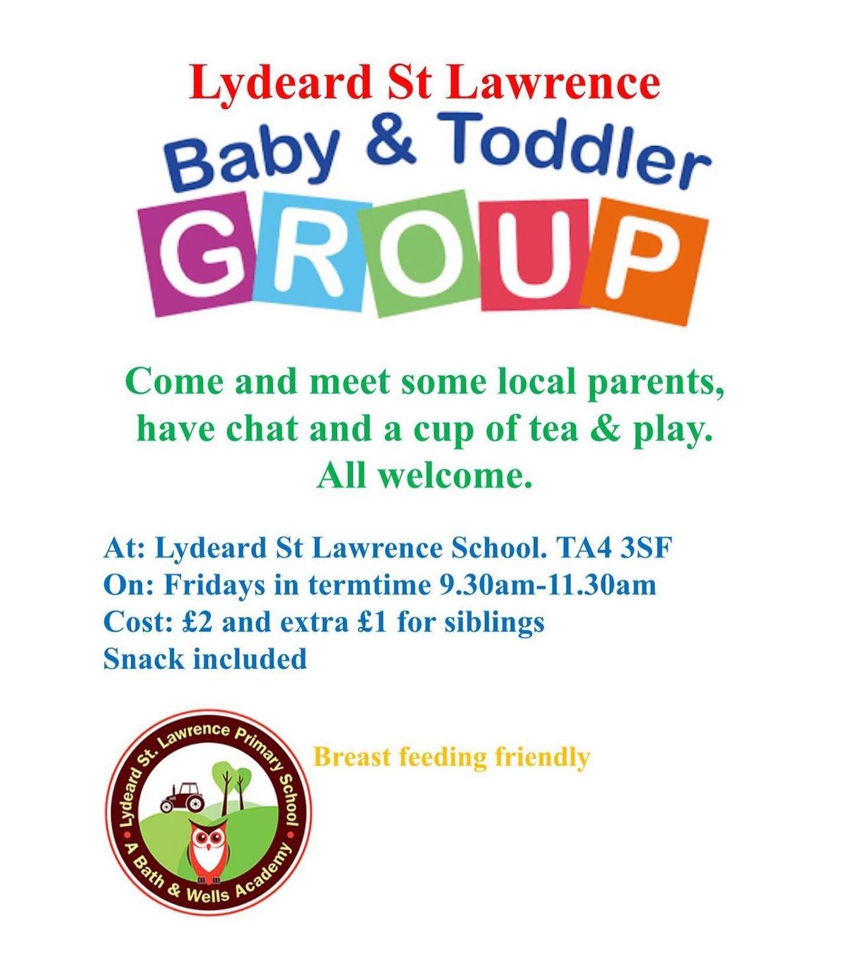 Lydeard parent and baby group 