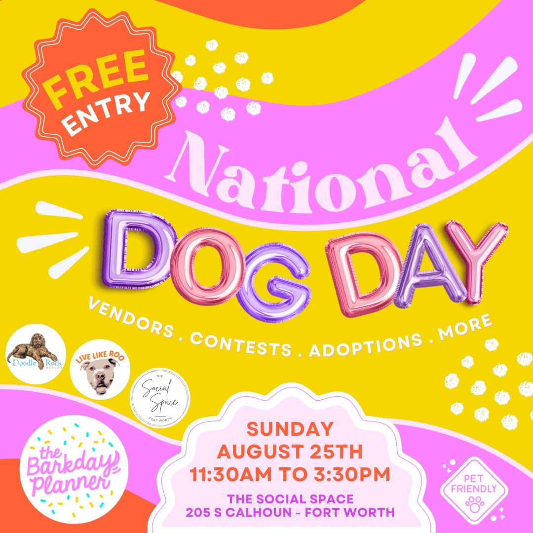 National Dog Day Celebration & The Barkday Planner\u2019s 6th Anniversary Party!