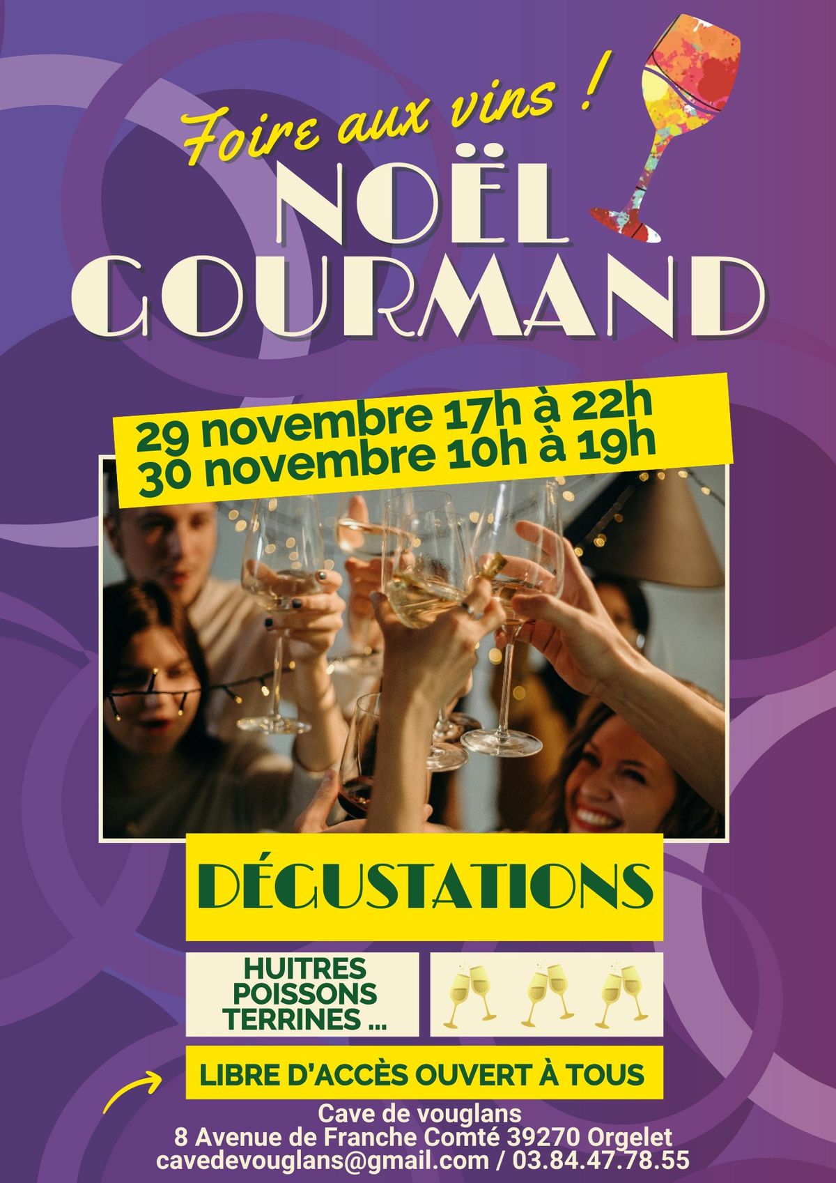 No\u00ebl gourmand \u00e0 la cave de Vouglans Foire aux Vins 