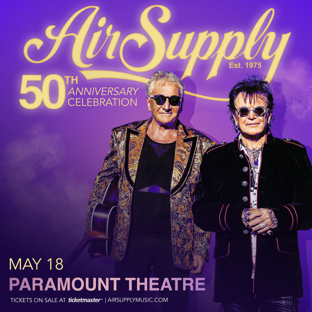 Air Supply at Paramount Theatre Denver