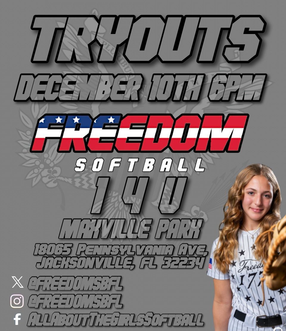 FREEDOM(14U) TRYOUTS 12\/10 6PM