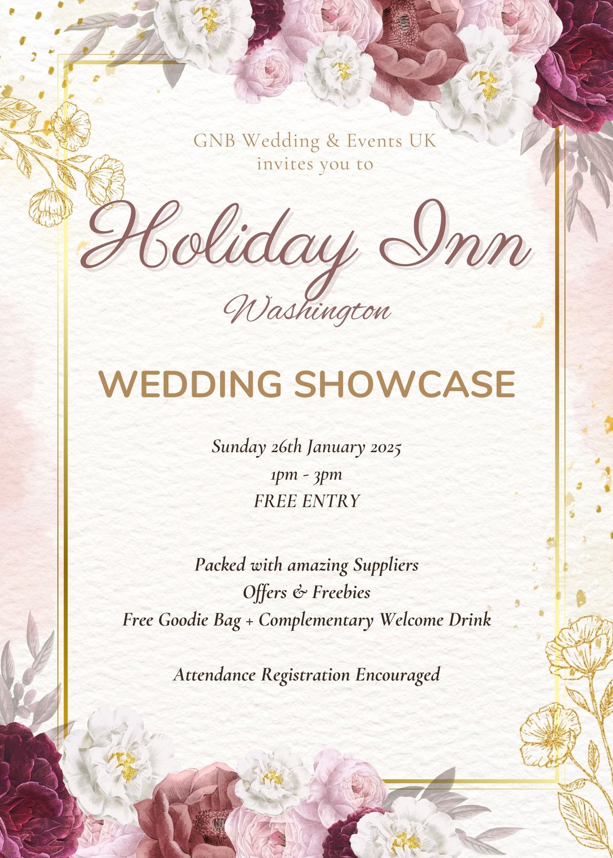 Holiday Inn Washing 2025 Wedding Showcase