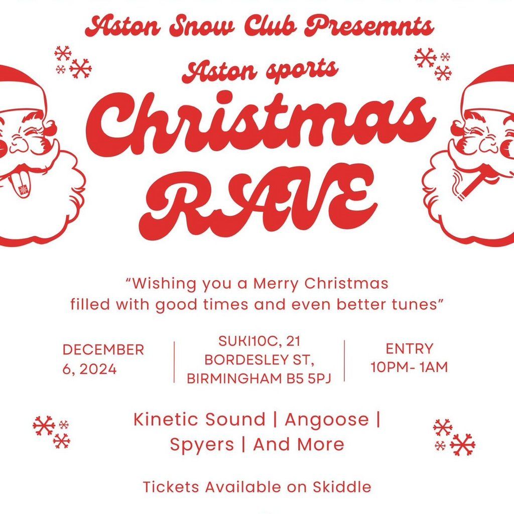 Aston Snow Club: Christmas Rave