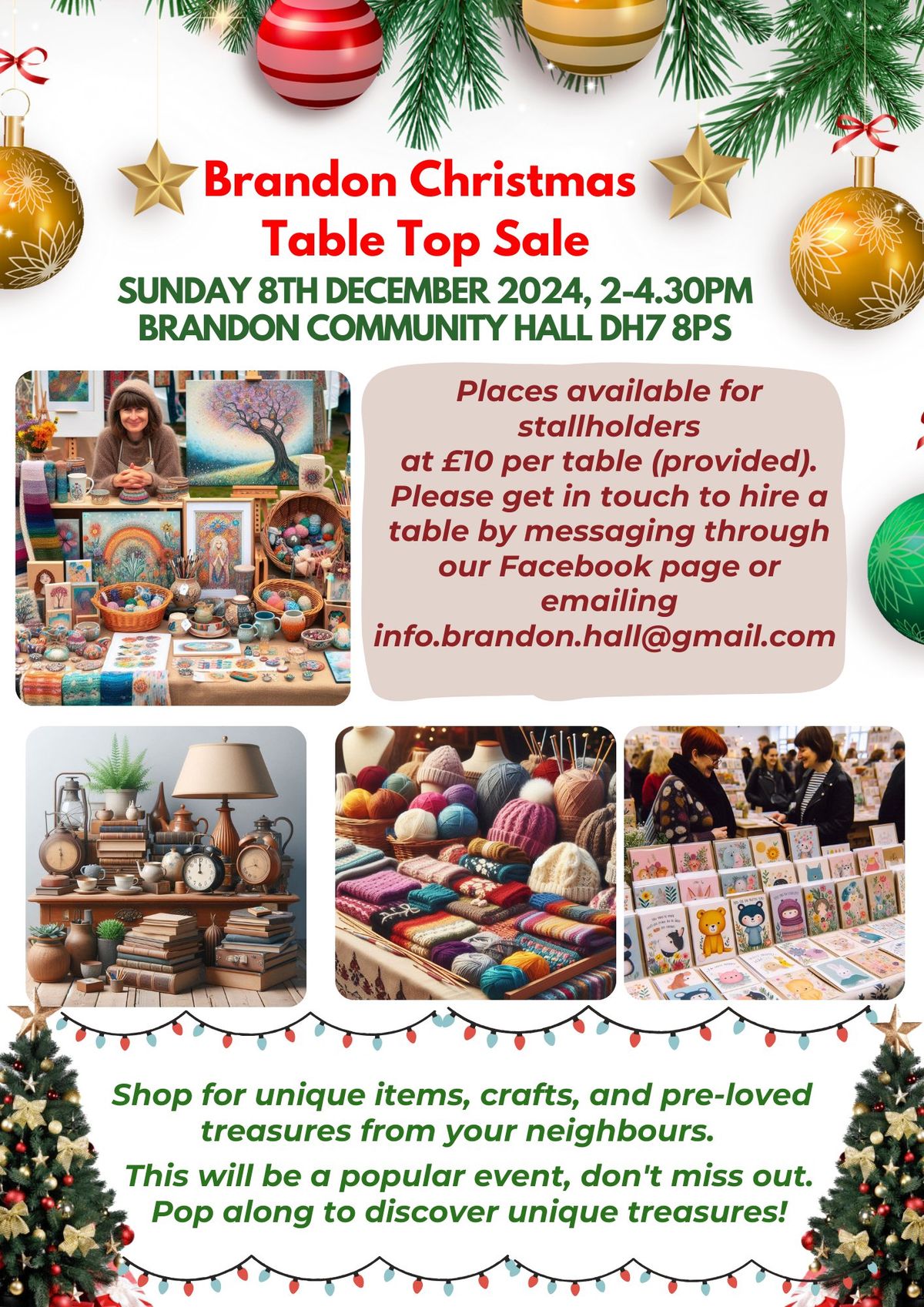 Brandon Christmas Tabletop Sale 