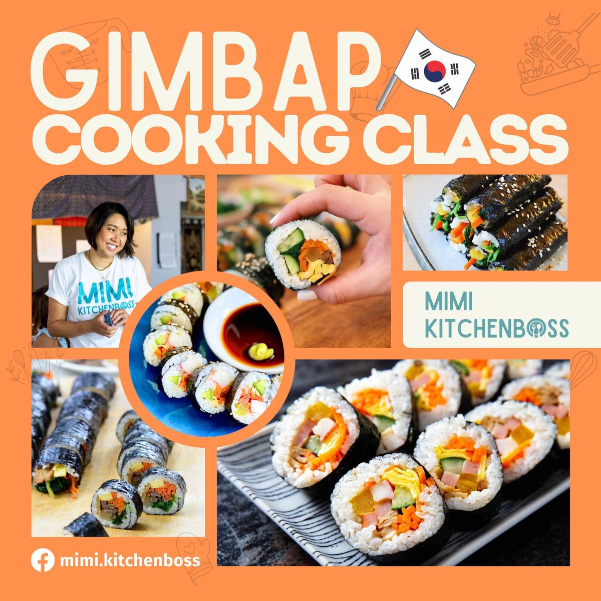 Korean Gimbap Cooking Class