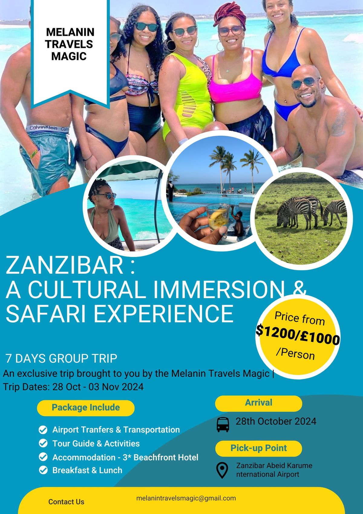 Zanzibar - Cultural immersion & Safari