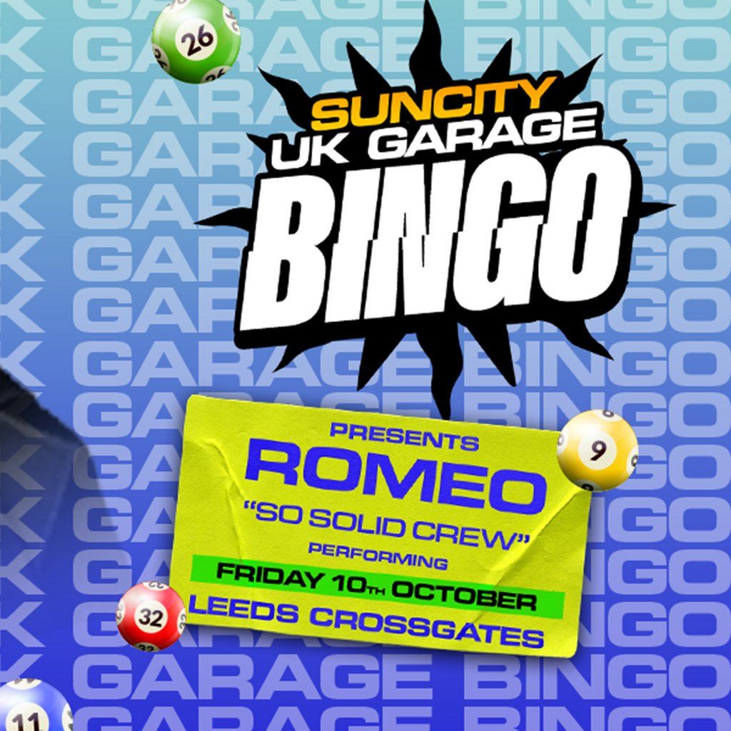 UK Garage Bingo with Romeo So Solid Crew| Leeds