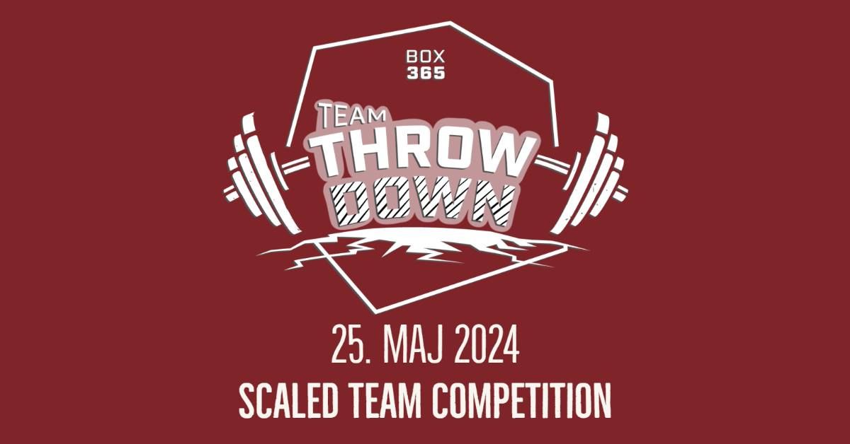 Box365 Team Throwdown 2024 - Scaled Team Competition