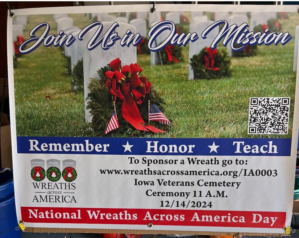 Wreaths Across America-Iowa Veterans Cemetery 