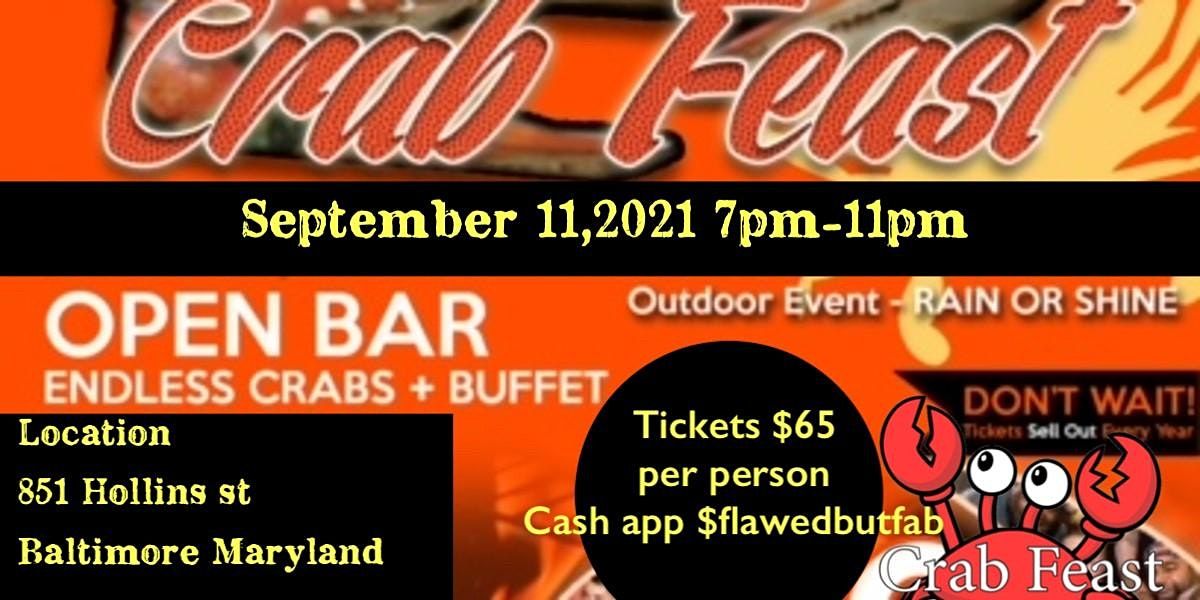 ALL YOU CAN EAT CRAB FEAST OPEN BAR INCLUDED