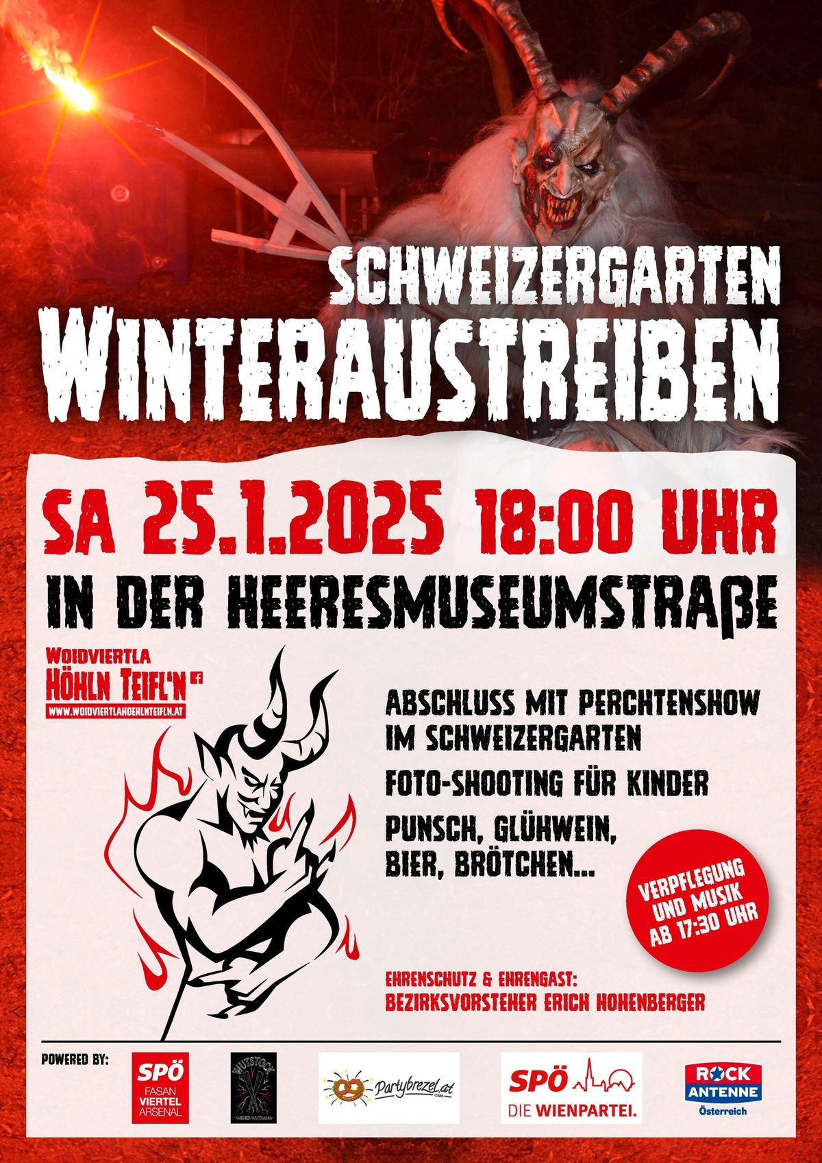 Winteraustreiben mit den Woidviertla H\u00f6hln Teifl'n