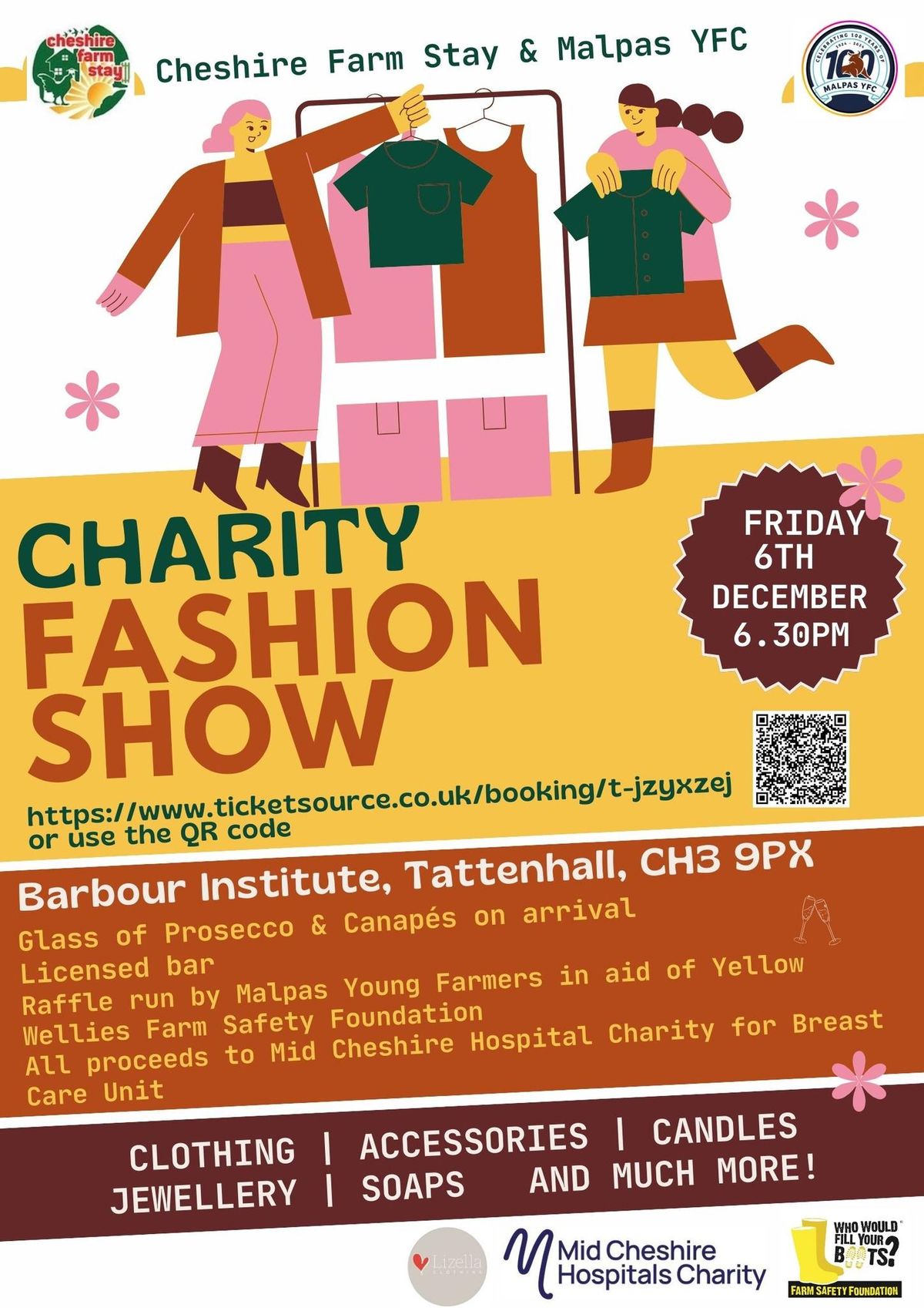 Charity Fashion Show hosted by Malpas YFC & Cheshire Farm Stay