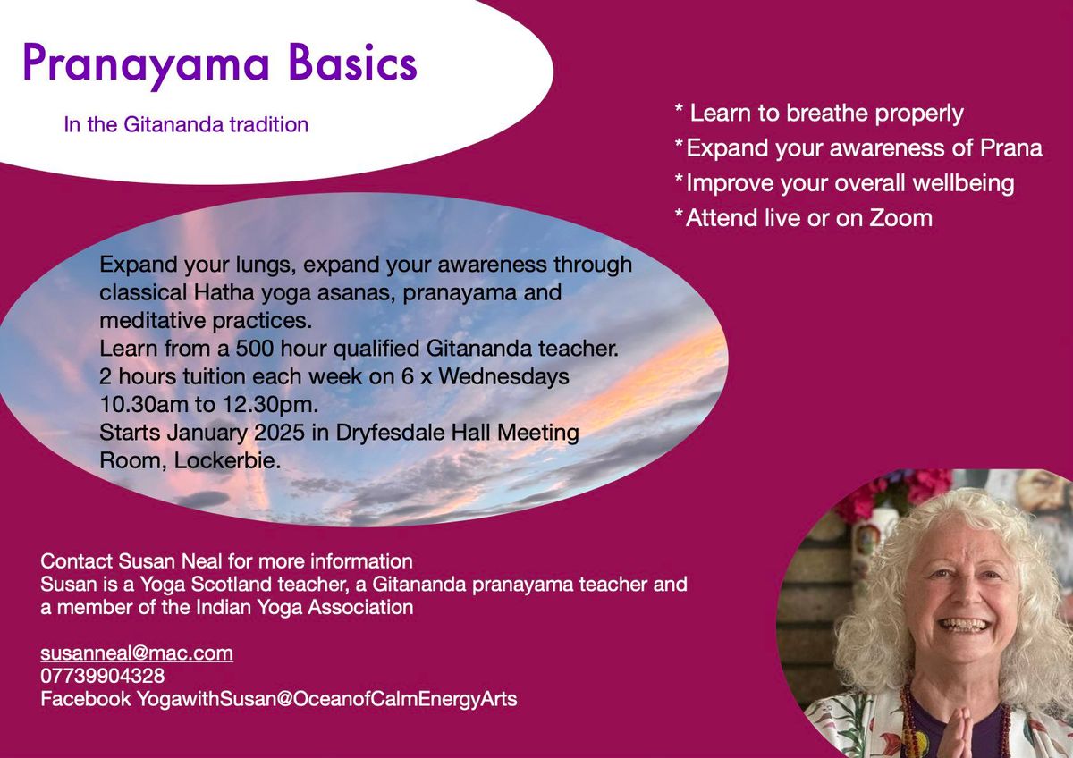 Pranayama Basics 6 week course