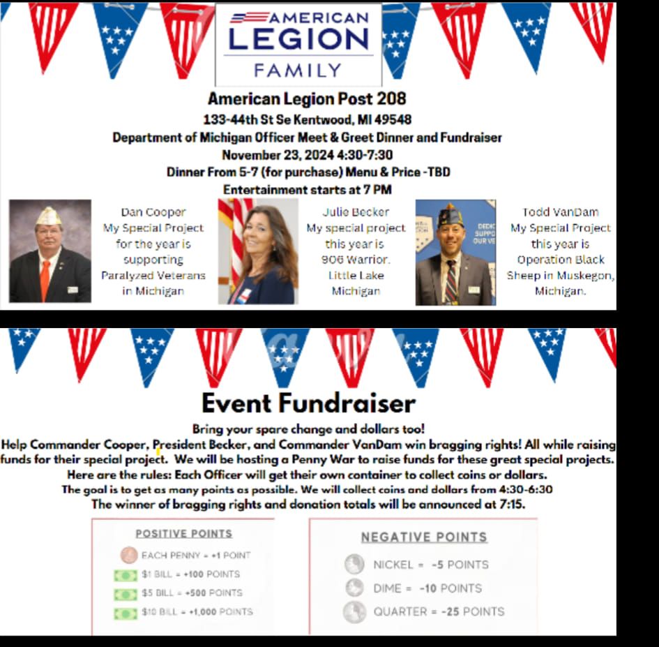 Michigan American Legion Leadership