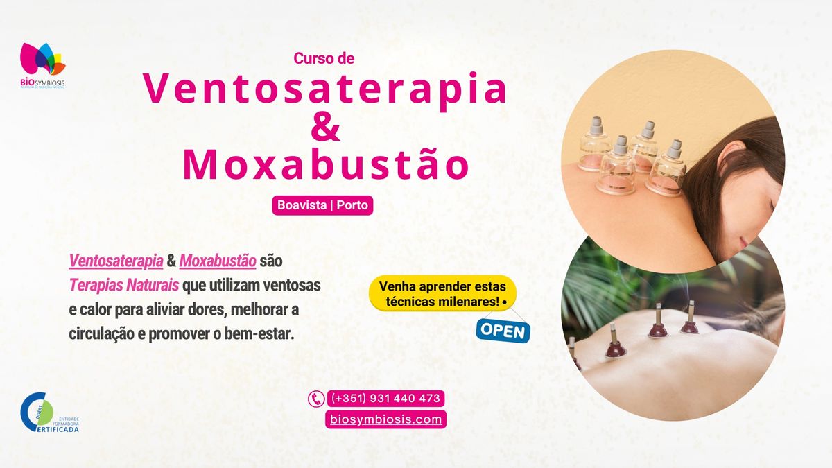 Curso de Ventosaterapia & Moxabust\u00e3o