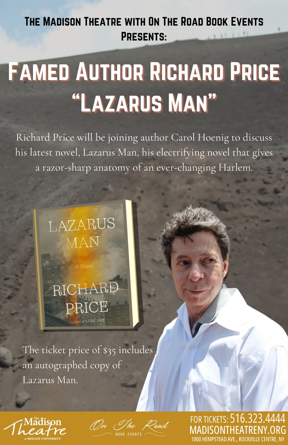 Richard Price on New Novel "Lazarus Man"