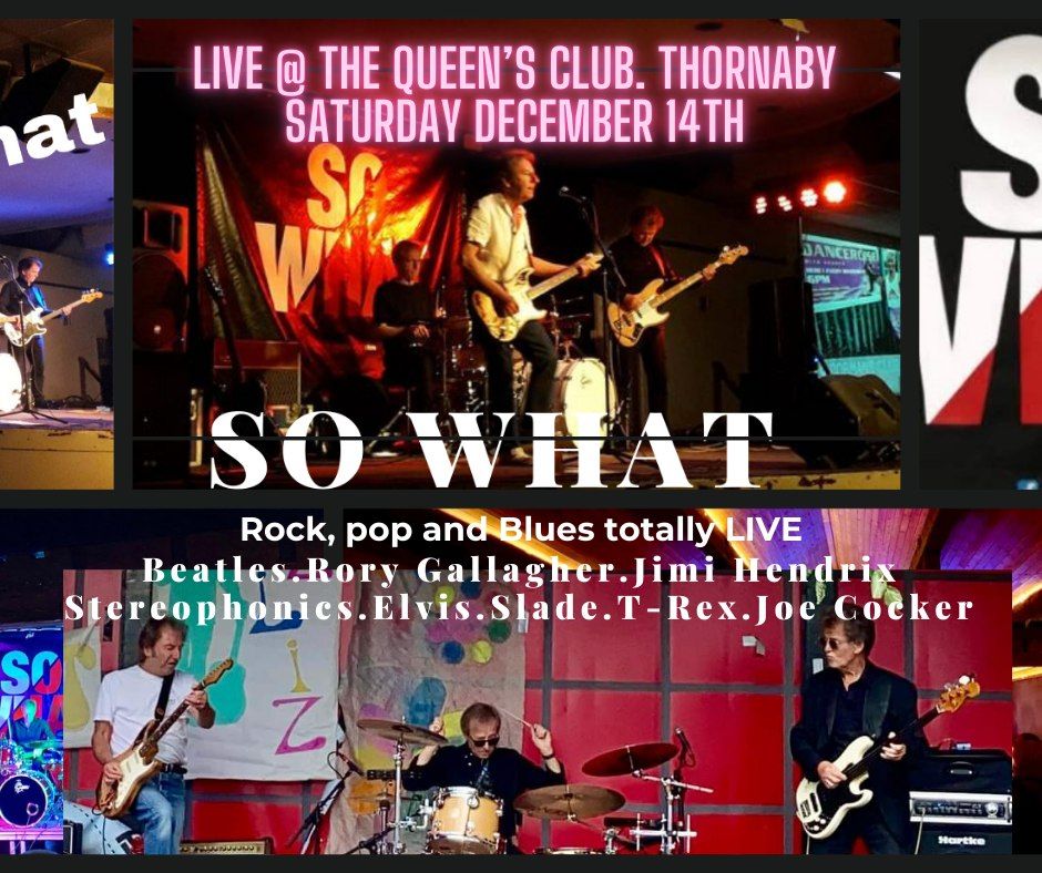 Live @ The Queen's Club. Thornaby. December 14th