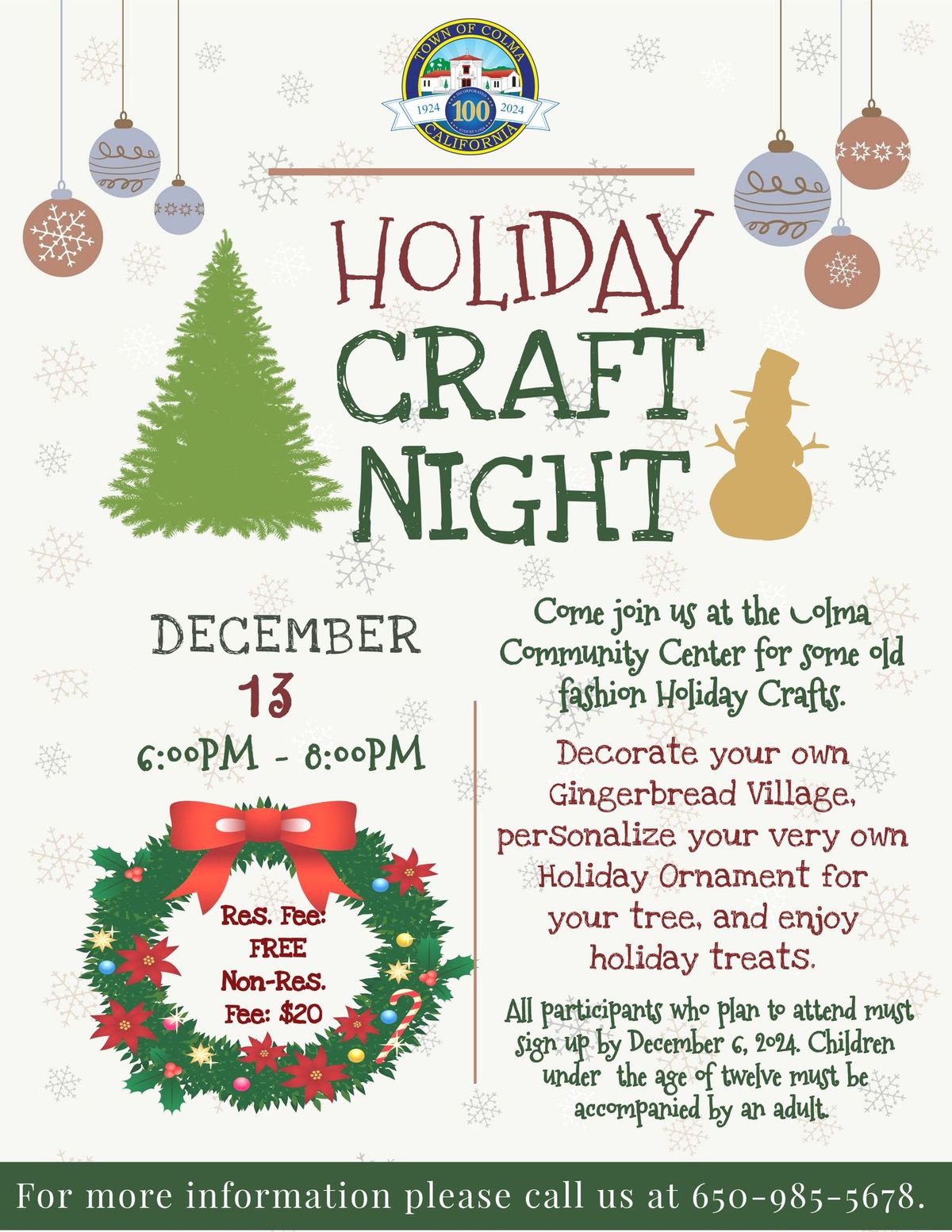 Holiday Craft Night 