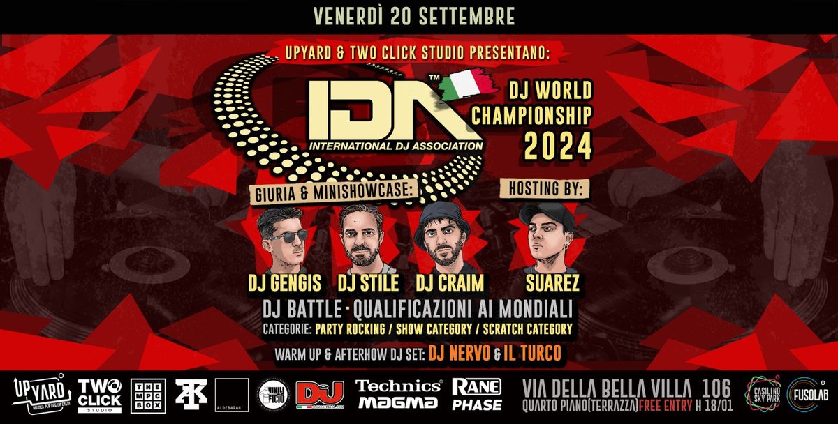 \u2605IDA ITALY 2024 DJ CHAMPIONSHIP\u2605 20.09.2024 ROMA