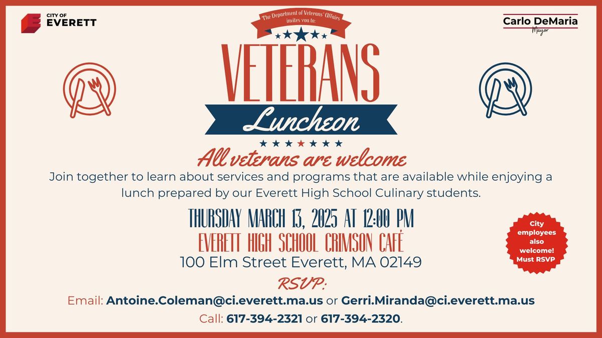 City of Everett Veterans Luncheon