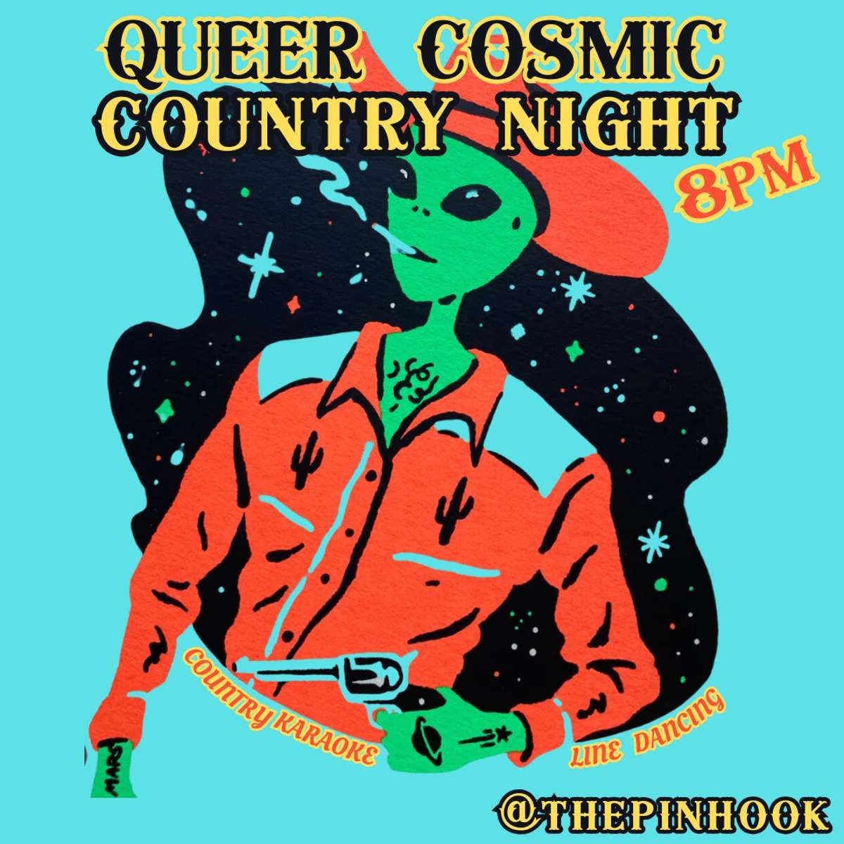 Queer Country Night W\/ Line Dancing + Country Karaoke