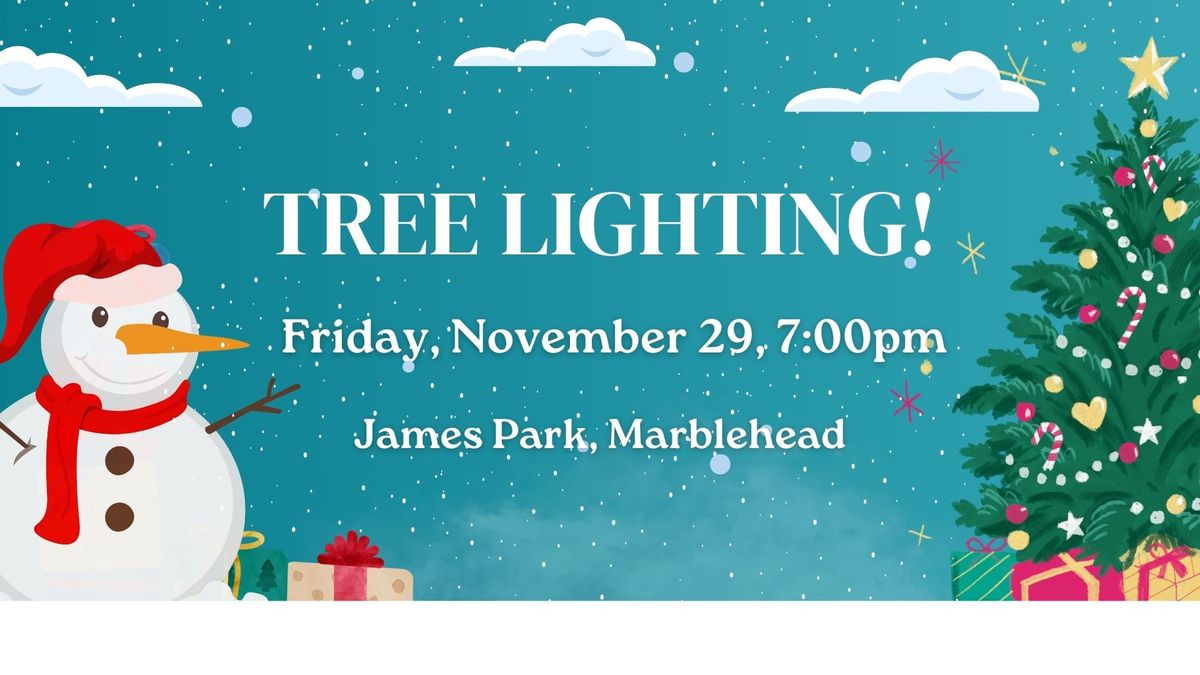 Annual Tree Lighting in James Park!