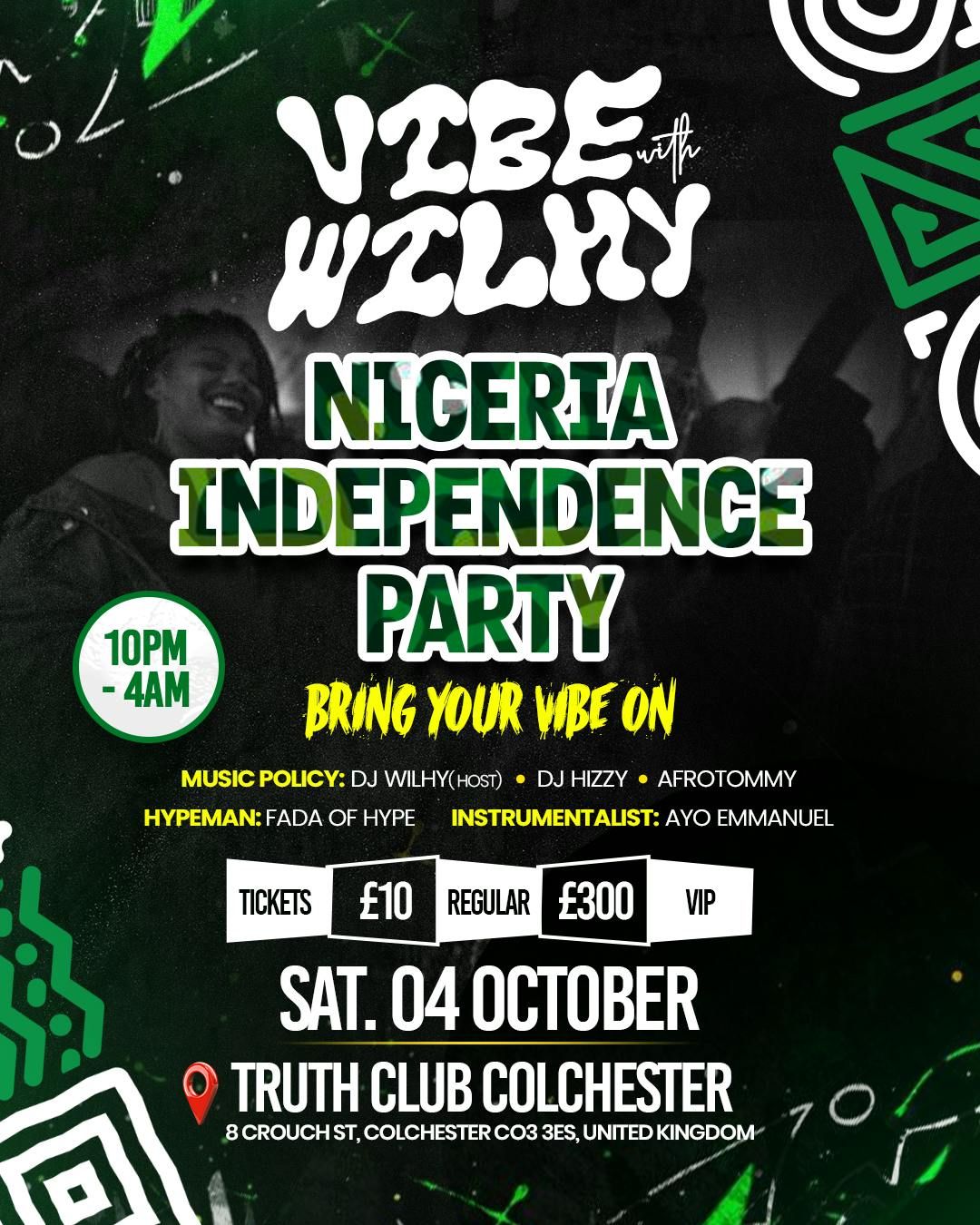 VIBE WITH WILHY NIGERIA INDEPENDENCE PARTY