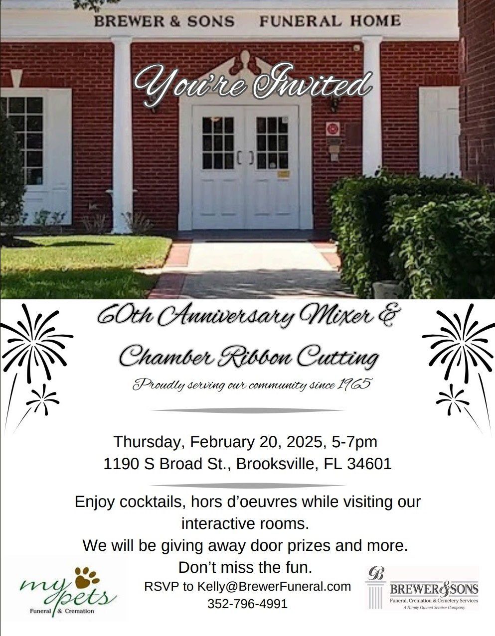 60th Anniversary Mixer and Chamber Ribbon Cutting