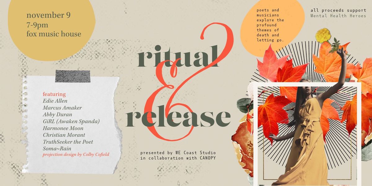 RITUAL & RELEASE: Music, Poetry & Sound Healing benefiting Mental Health Heroes & Helene Relief