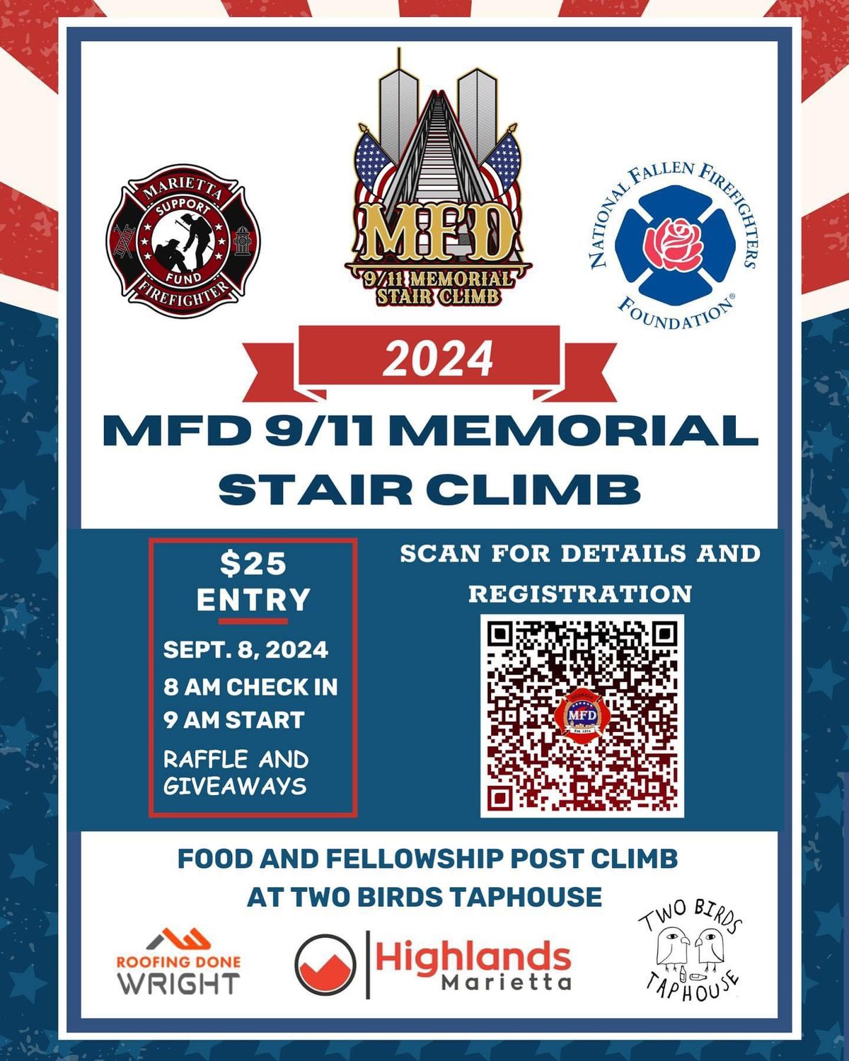 Marietta Fire 9\/11 Memorial Stair Climb