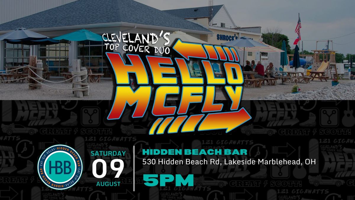 Hello McFly LIVE at Hidden Beach Bar in Lakeside-Marblehead, OH