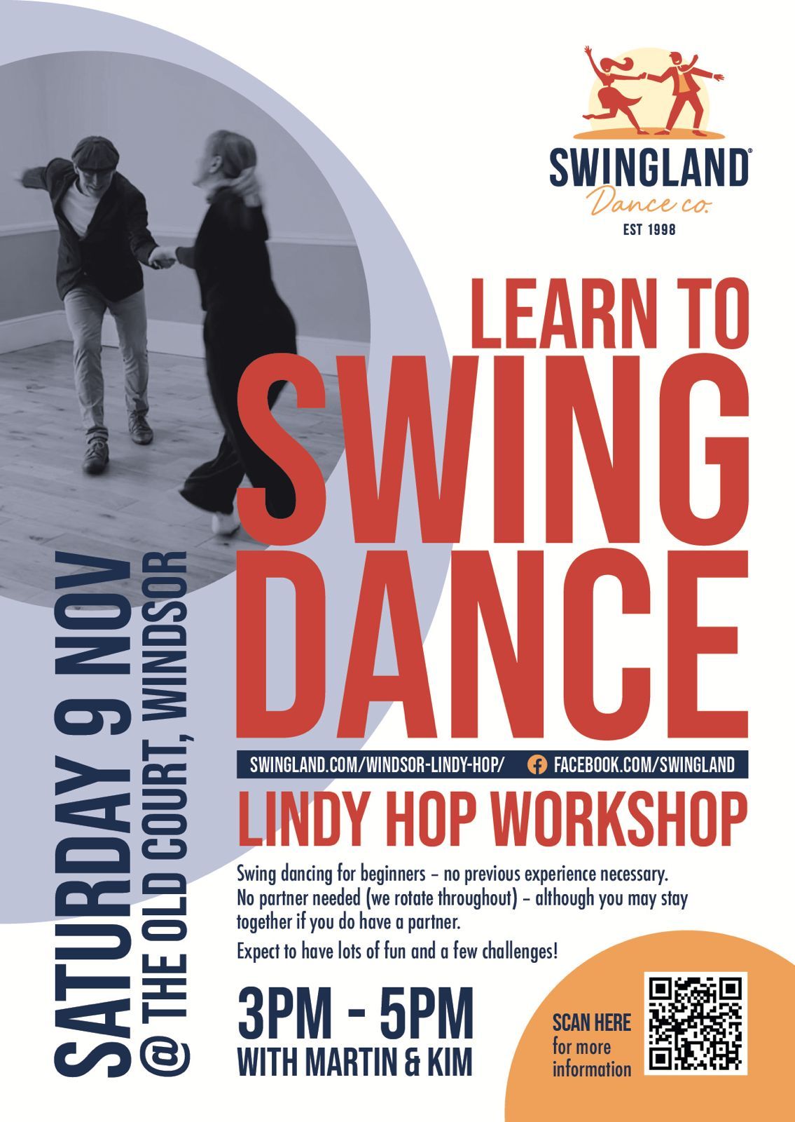 Workshop - beginners swing dance (Lindy hop)