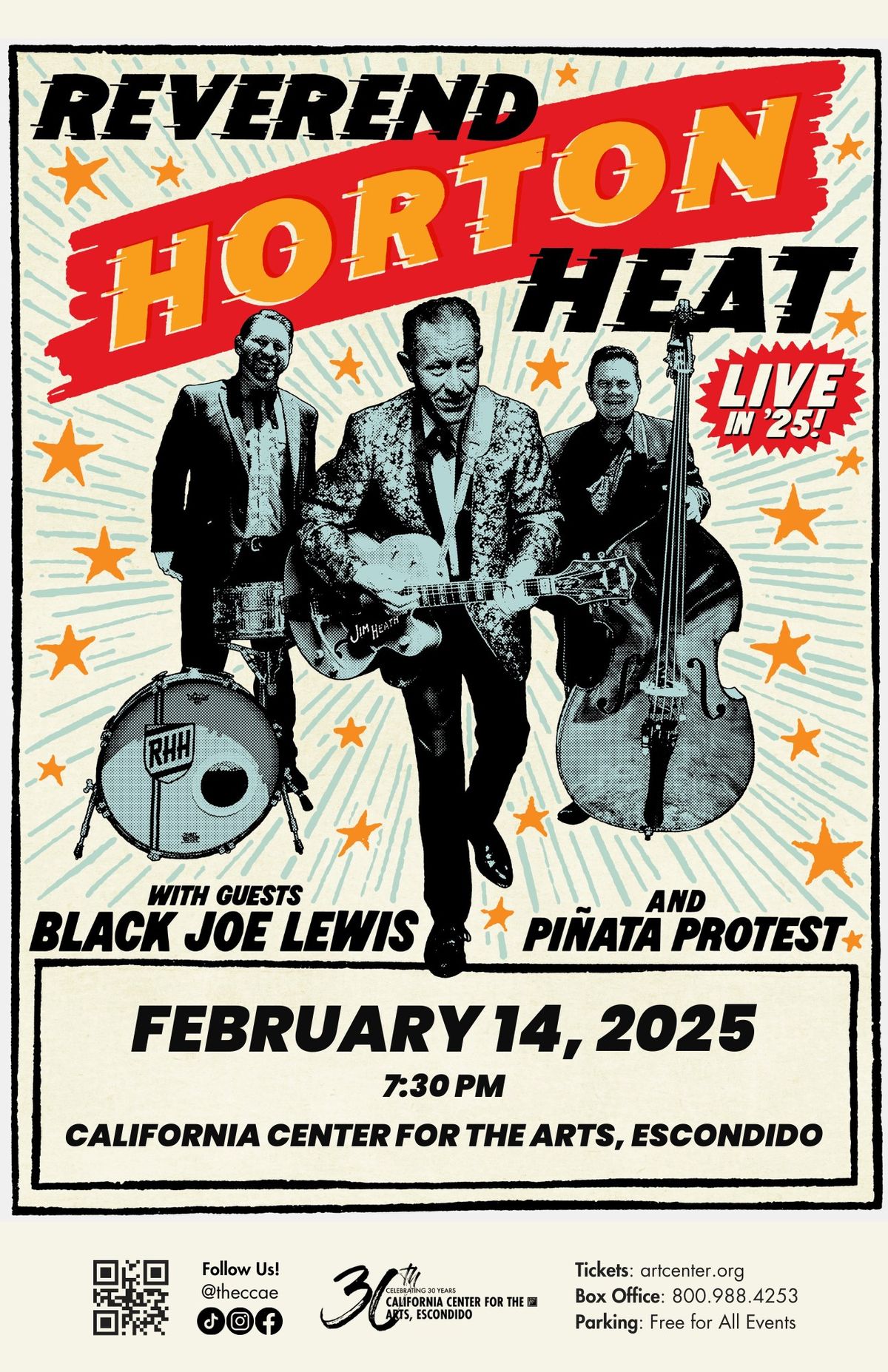 Reverend Horton Heat and Black Joe Lewis!