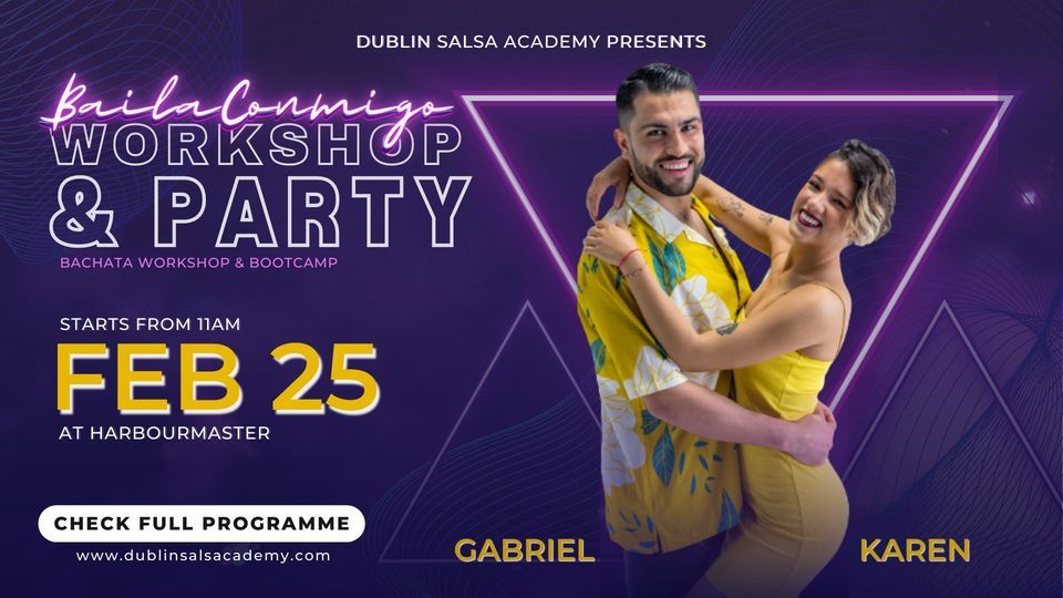 Baila Conmigo Workshop and Party with Karen & Gabriel