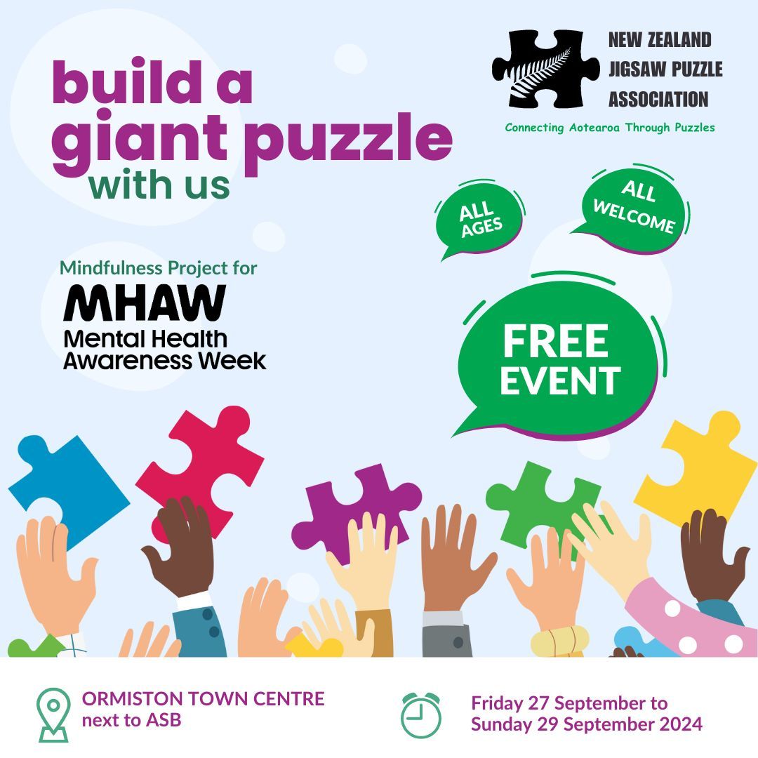 Build a Giant Puzzle with Us - mindfulness project for Mental Health Awareness Week