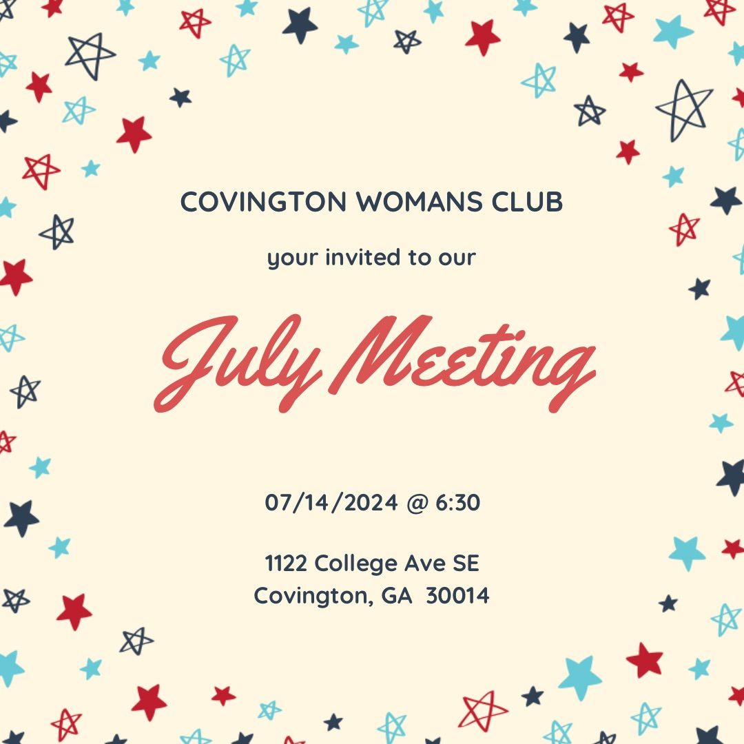 July Meeting 